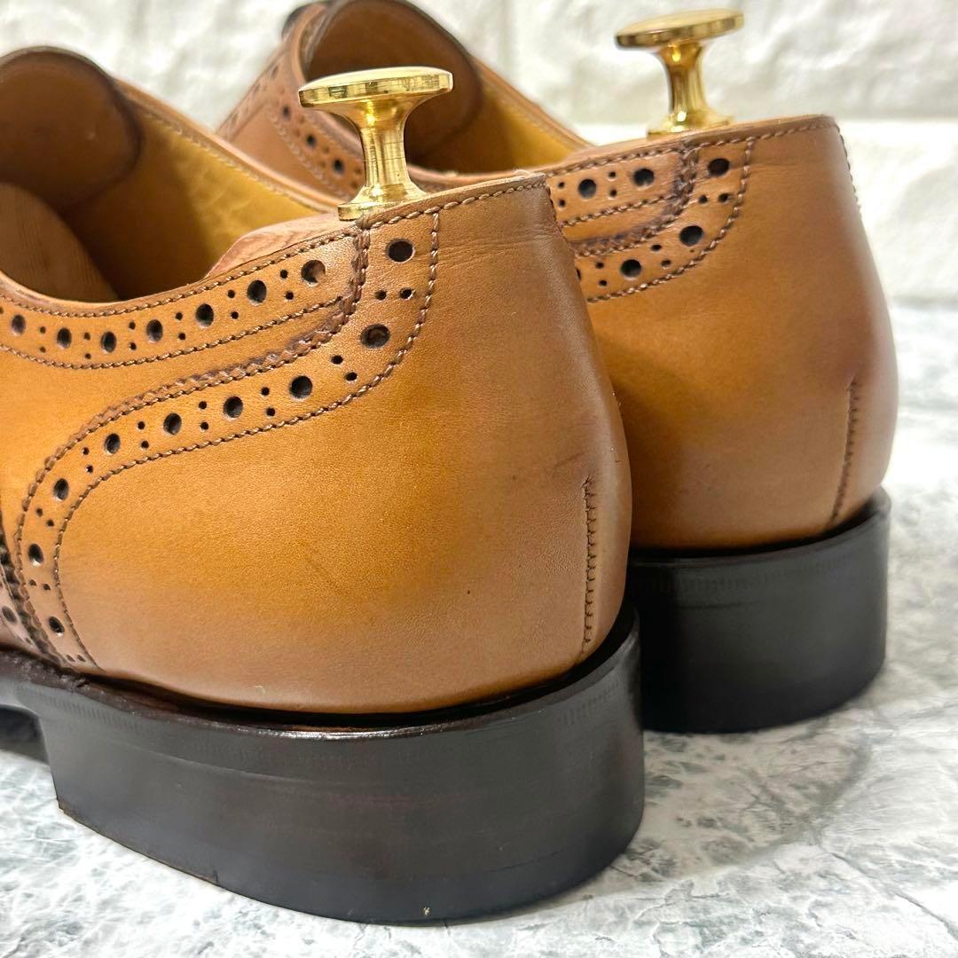 ⭐️美品⭐️ TAKEO KIKUCHI ドレスシューズ　ストレートチップ　キャメル