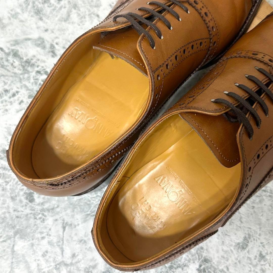 ⭐️美品⭐️ TAKEO KIKUCHI ドレスシューズ　ストレートチップ　キャメル