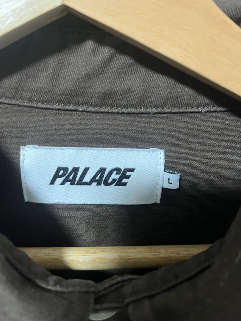 PALACE Old English Overshirt パレスシャツ　【L】