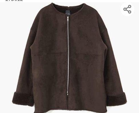 【ROSSO】 フェイクムートンショートジャケット 驚きの価格