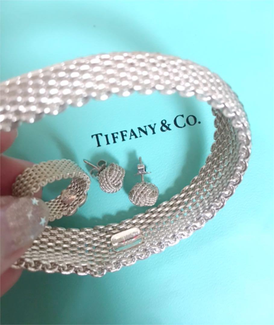 れあり Tiffany サマセット メッシュ シルバー tXQkn-m67450926011 ティファニー 3点セット売り ⋑までの