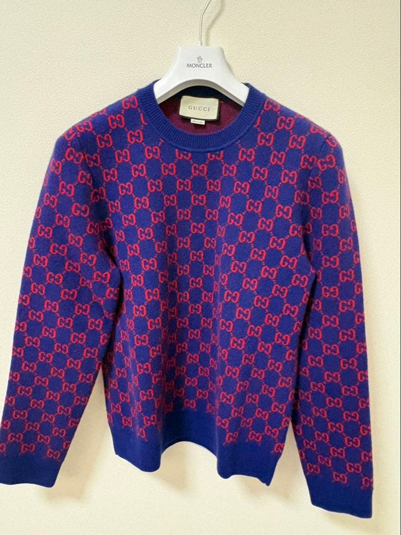 【極美品】GUCCI GGロゴセーター