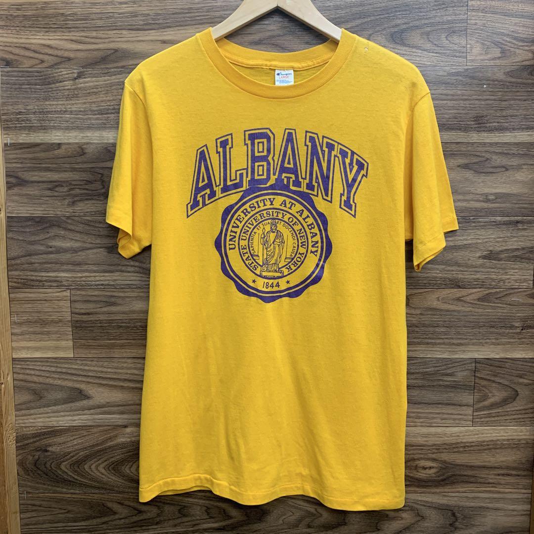 中古 80s Champion プリント Tシャツ トリコタグ後期 USA製