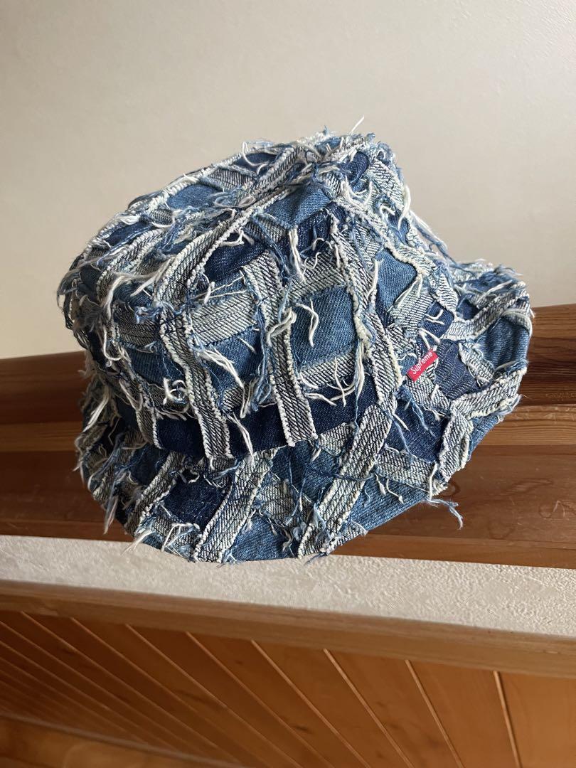 ★2023SS WEEK16★Supreme Frayed Patchwork Denim Crusher Supreme Frayed Patchwork Denim Crusher (SS23) - $68