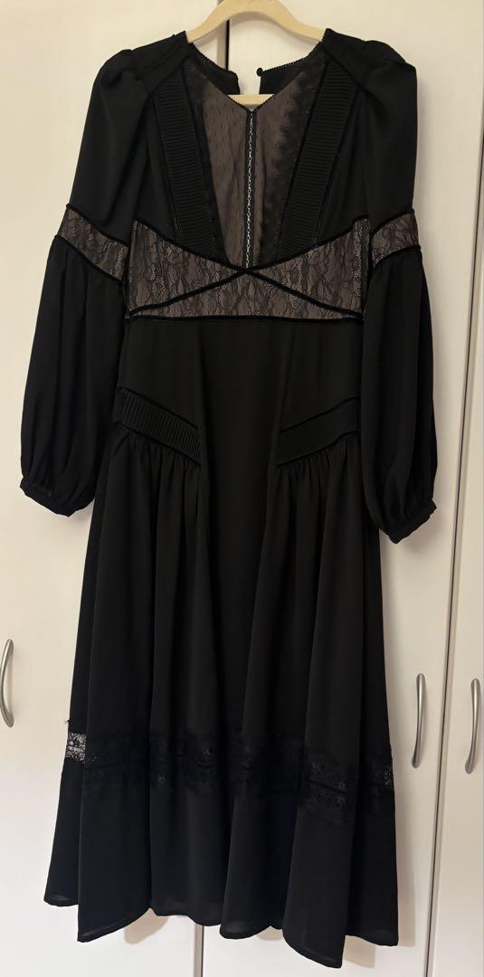 ワンピース Social Lace Flare Dress S