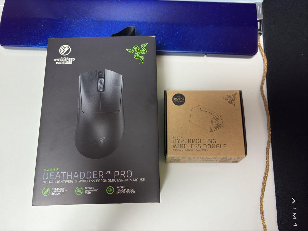 Razer DeathAdder V3 Pro + 8kドングル付き