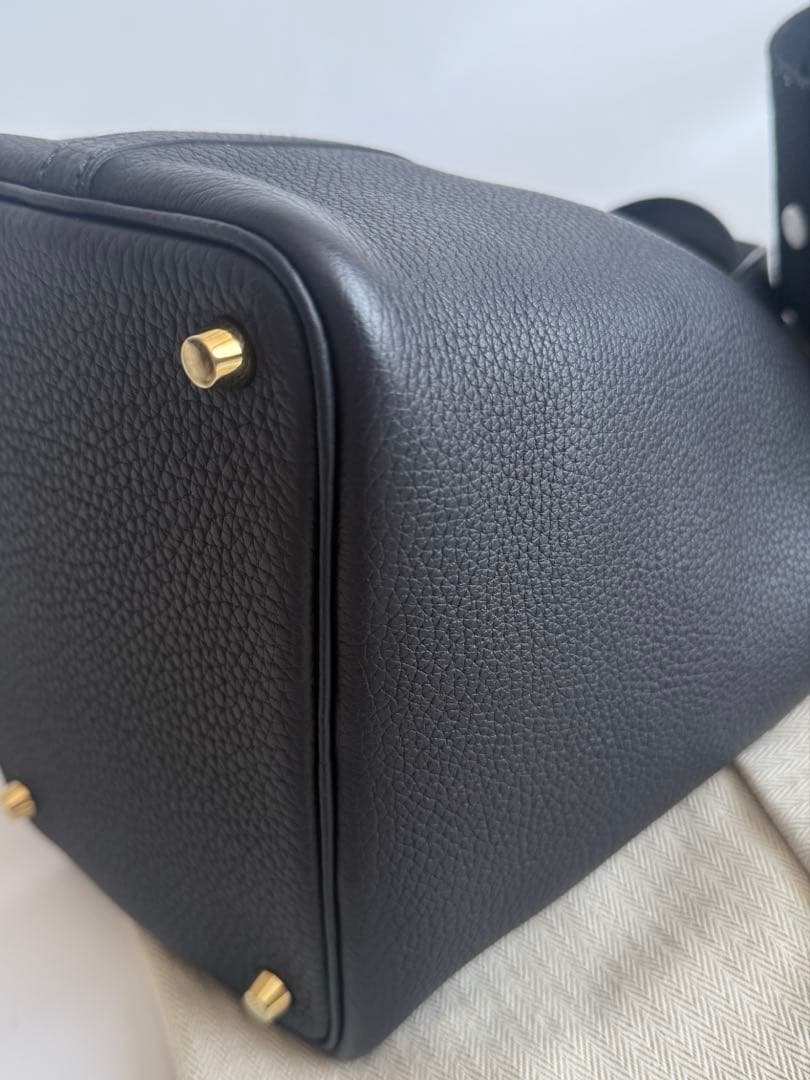 美品　エルメスピコタンPM キャバン　ゴールド金具