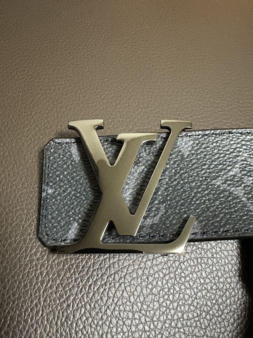 LOUIS VUITTON ブラックレザーベルト