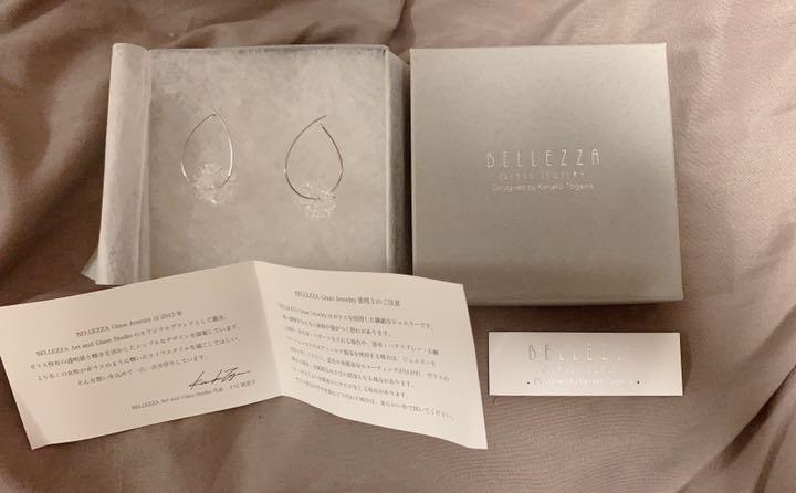 BELLEZZA GLASS JEWELRY ガラスピアス E7s5a-m67468085540 人気新番