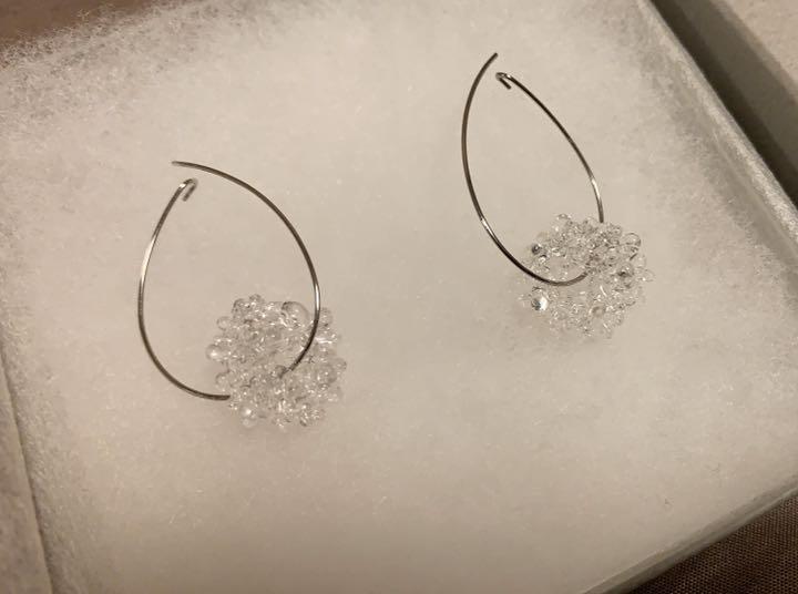 BELLEZZA GLASS JEWELRY ガラスピアス E7s5a-m67468085540 人気新番