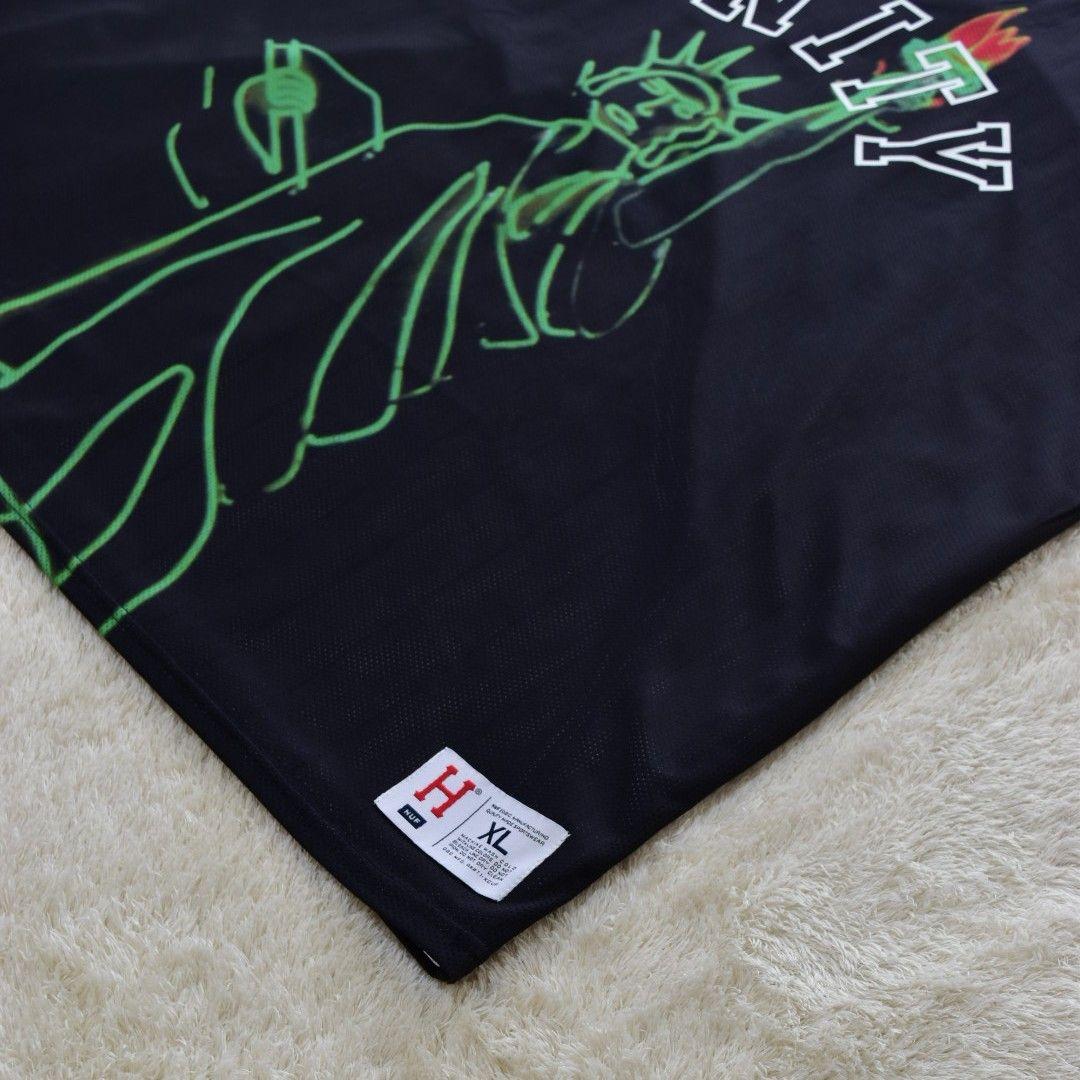 ハフ ハーフコートリバーシブルジャージ XL 白 ユニフォーム リバーシブル