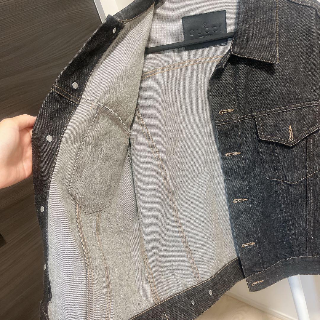 GUCCI ダークデニム デニムジャケット GUCCI ダークデニムジャケット
