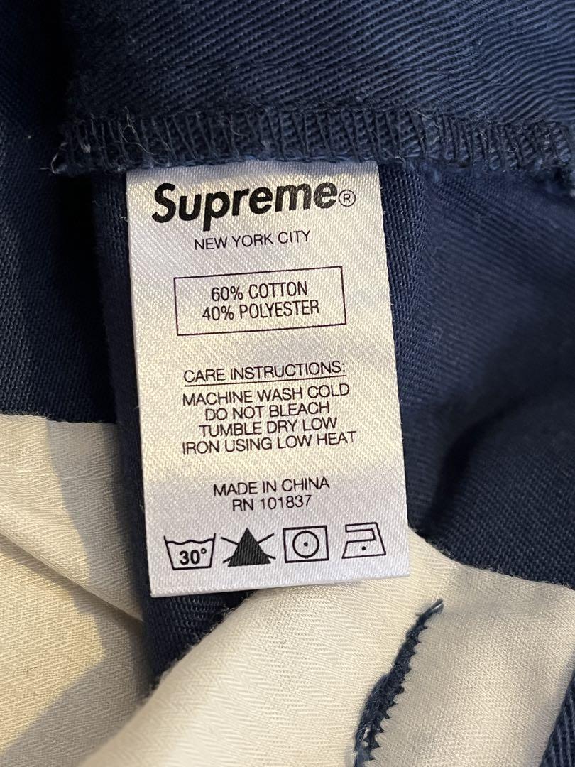 supreme コットン60ポリ40 ワークチノ