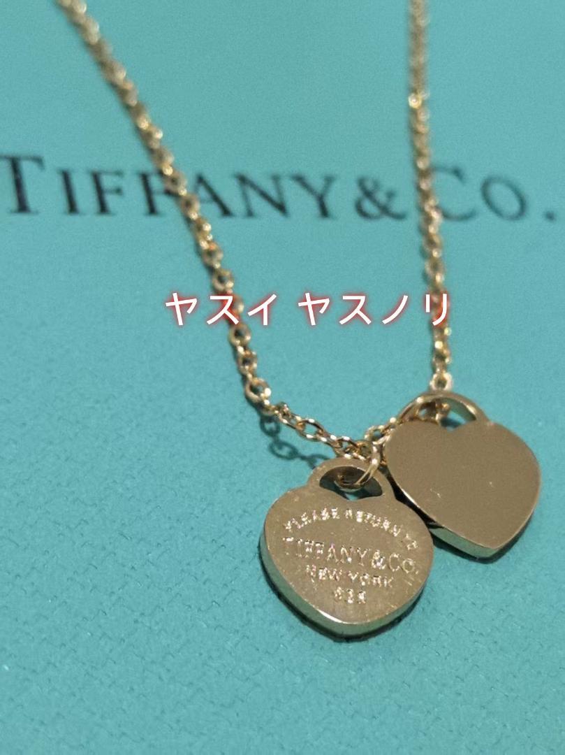 ティファニー ツートンゴールド ネックレス 18K