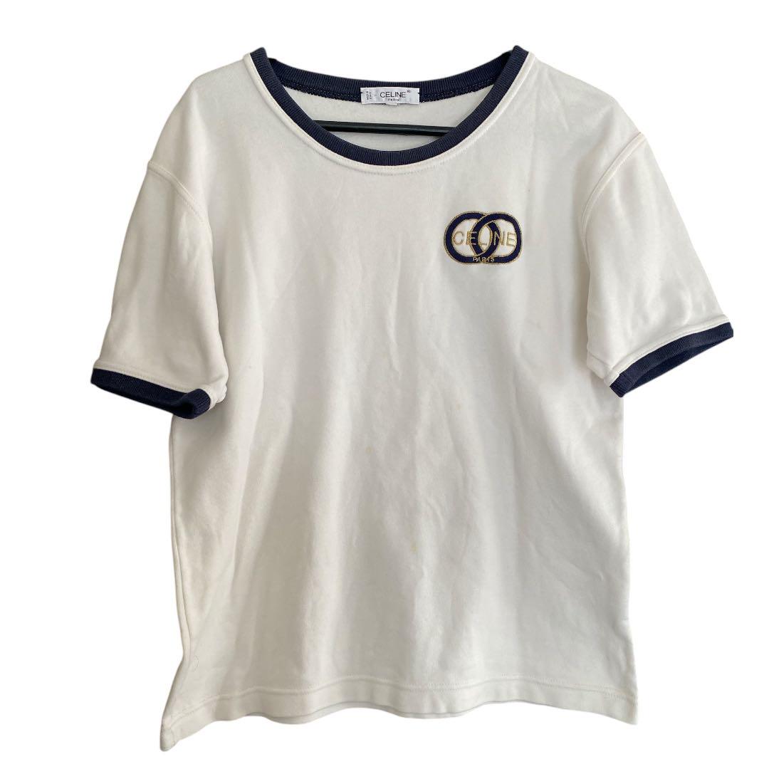 CELINE セリーヌ90年代 ヴィンテージ コットン スウェット Tシャツ