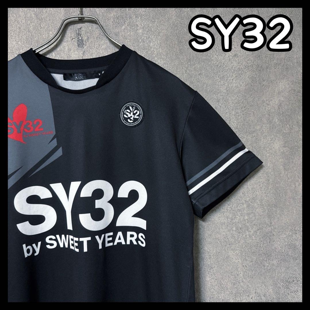 SY32 エスワイサーティトゥ ロゴ 半袖 プラクティス シャツ