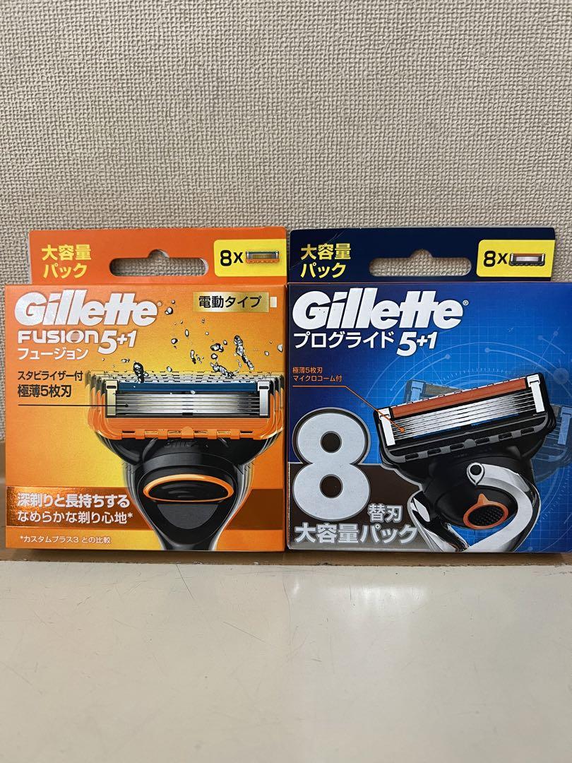 Gillette Fusion 5+1 電動タイプ 8個入り 2個セット
