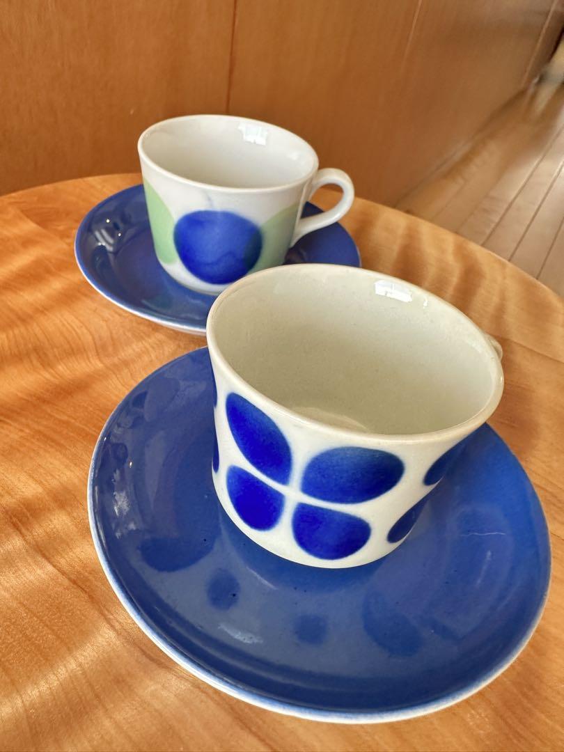 アラビア　アンティーク コーヒーカップ&ソーサー