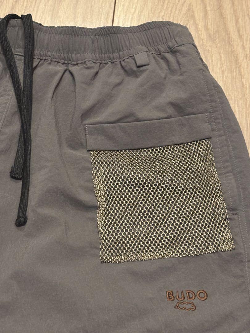 BUDO MINIMUM MESH SHORTS グレーS