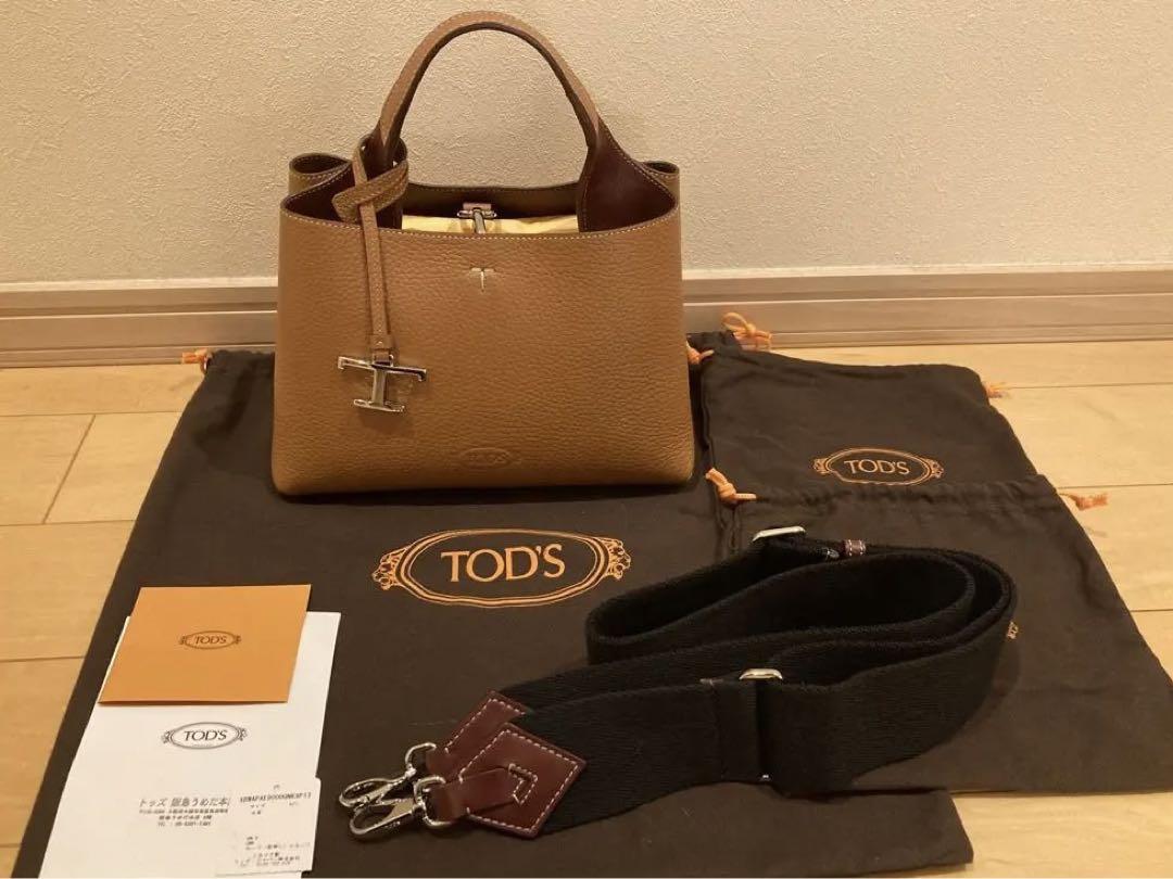 TOD'S Tタイムレス マイクロレザーバッグ