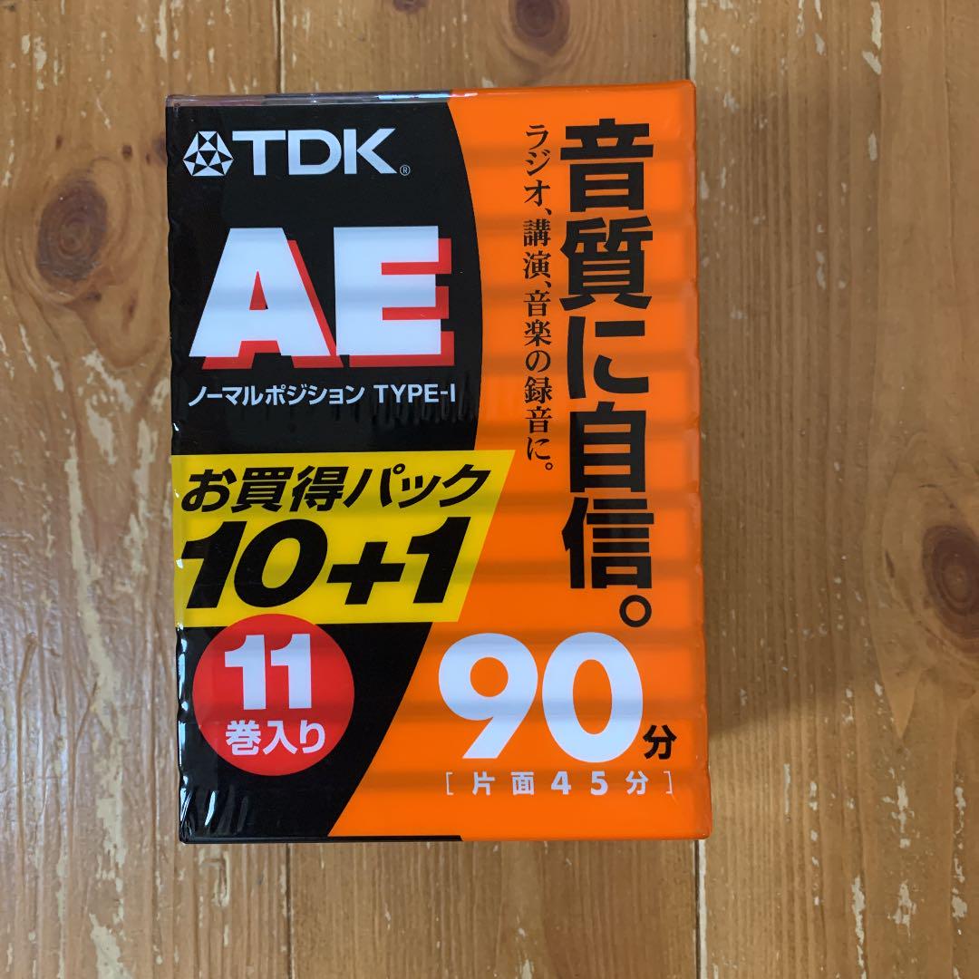 TDK カセットテープ11本セット AE-90×11G