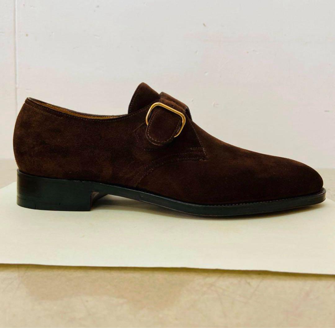 JOHN LOBB ジョンロブ 　シングルモンク　スエード