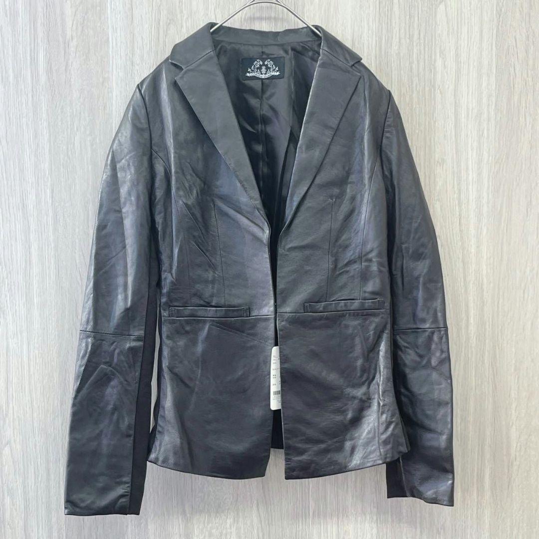【新品】アクタークローゼット アウター レザージャケット 革ジャン ブラウン S