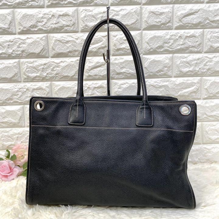 人気限定SALE 美品✨ ハンドバッグ 2way ブラック 黒 1XsDg-m67493081307 トッズ A4可能 トートバッグ 新品品質保証