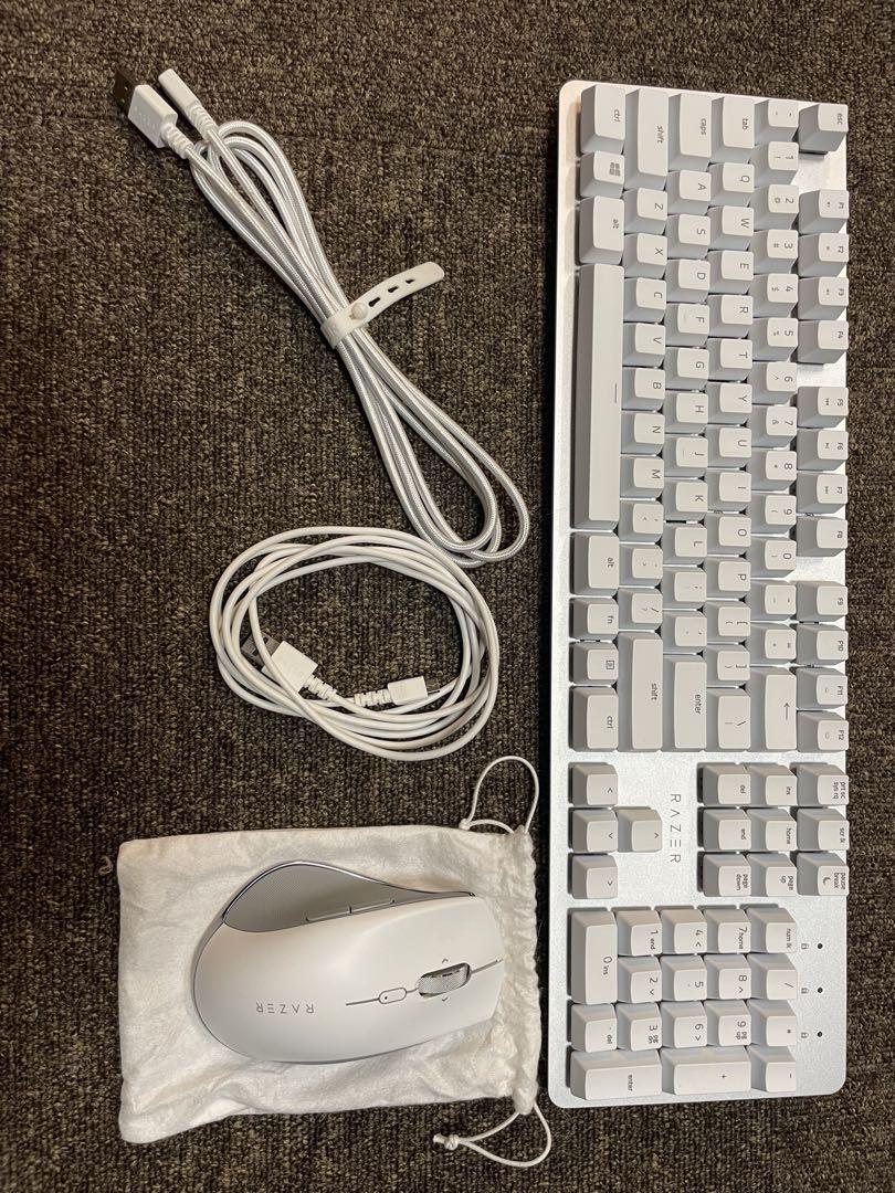 RAZER PRO TYPE キーボード・マウス 白 無線