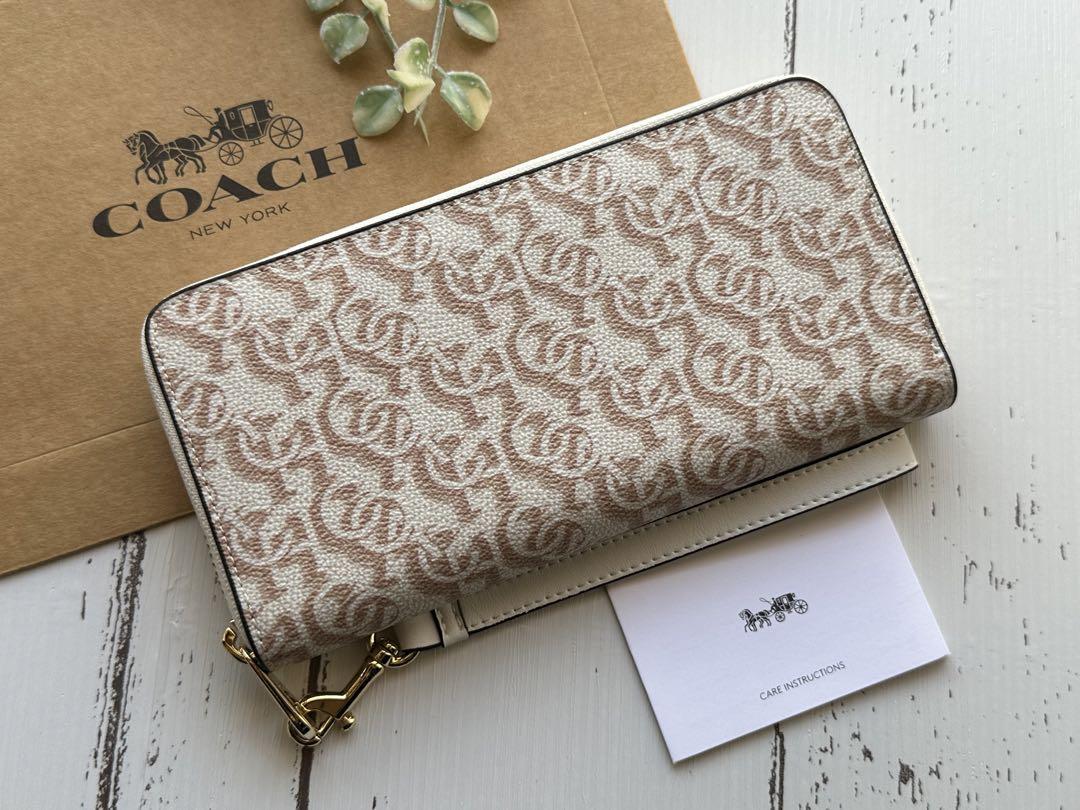 コーチ COACH ブルー長財布