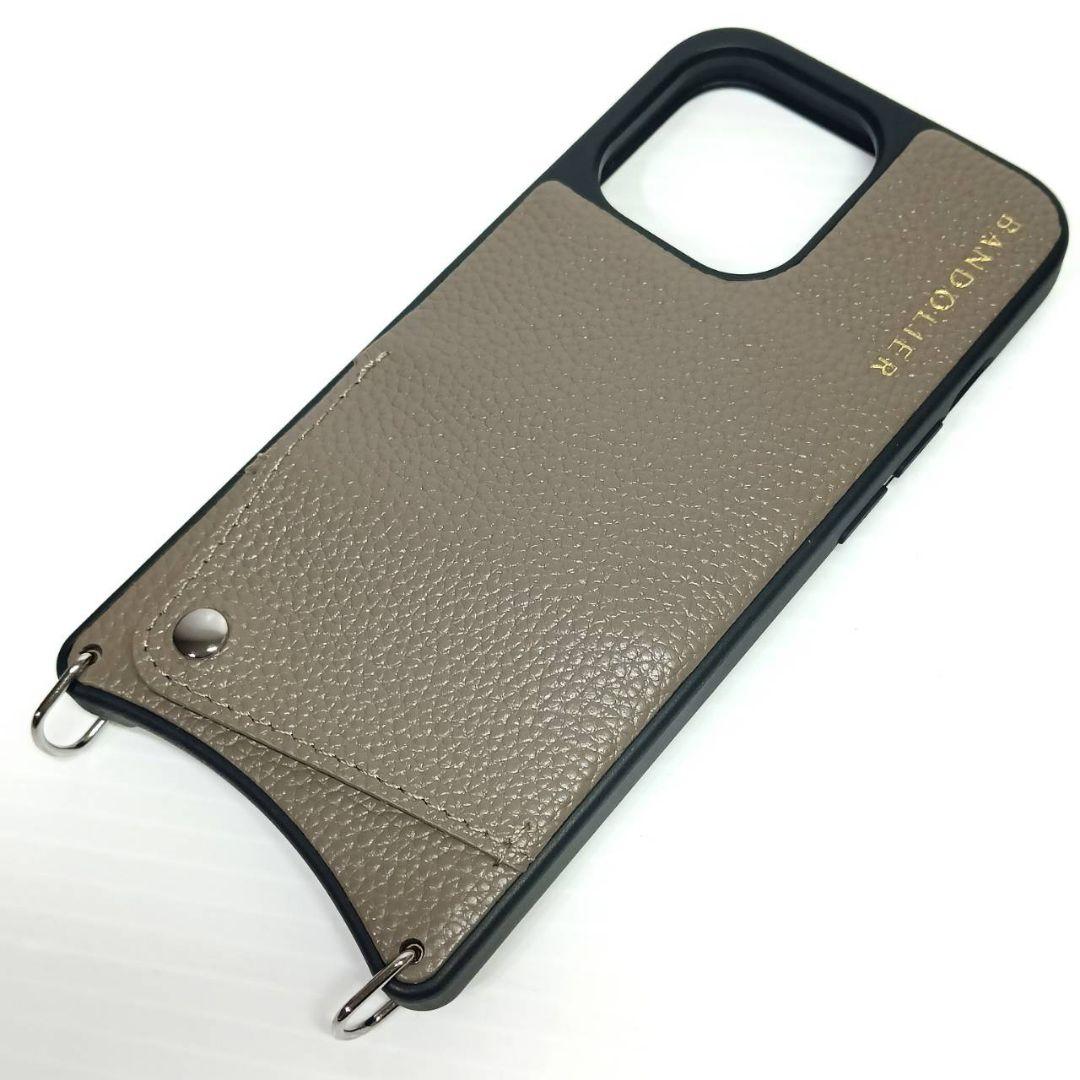 【美品】BANDOLIER iPhone 13 pro スマホケース ストラップ