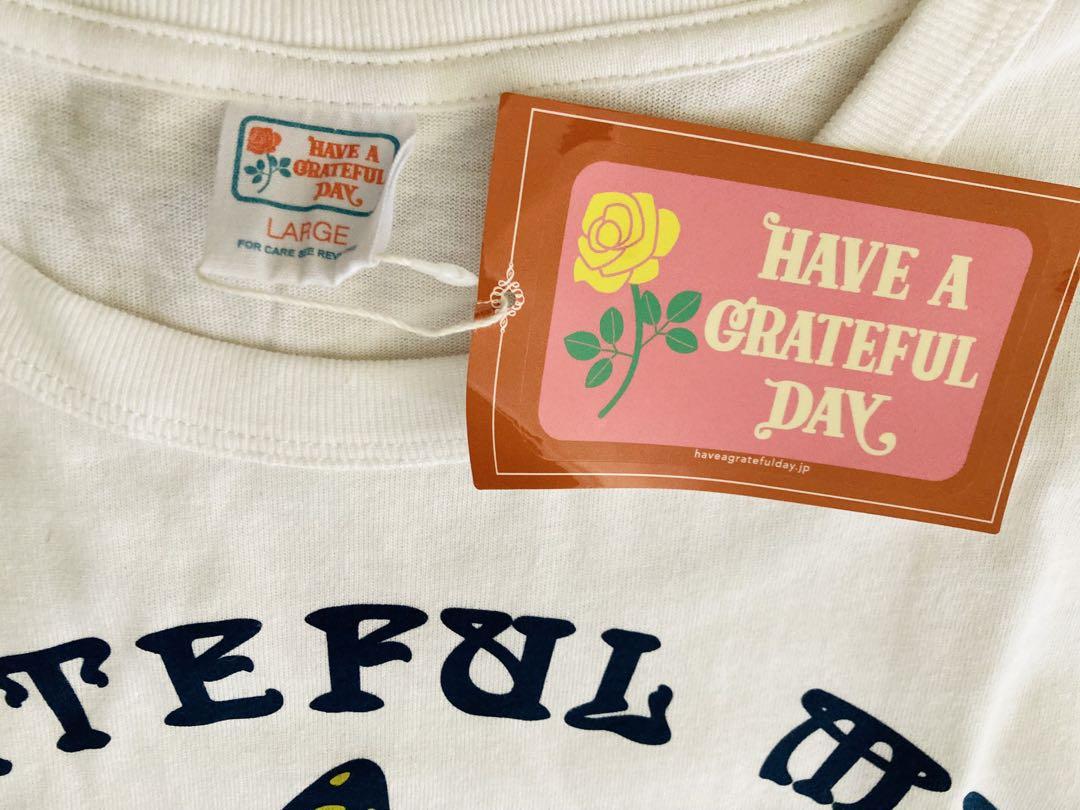 HAVE A GRATEFUL DAY★新品未使用品ロンTステッカー付Lサイズ