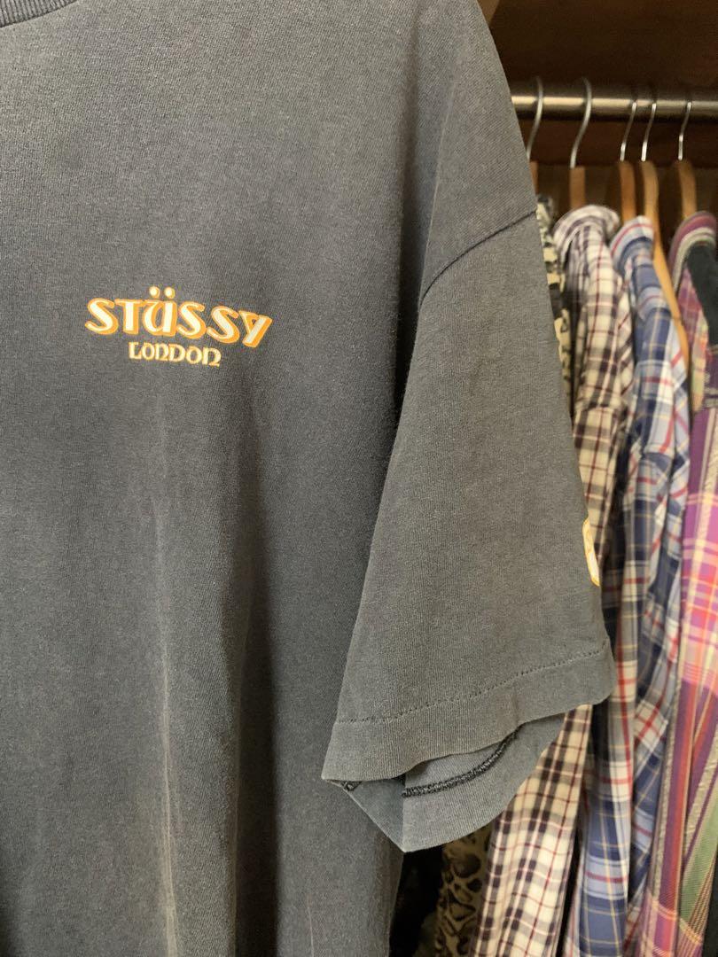 90s OLD STUSSY グッドフェード Tシャツ usa製 黒 トップス