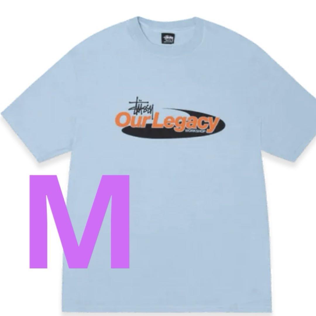 Our Legacy Work Shop Swirl Tee Pigment Dyed in black