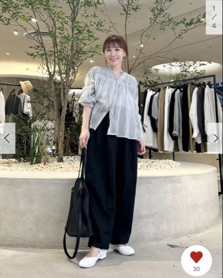 かぐれ 新品タグ付き ピグメントダイピンタックブラウス