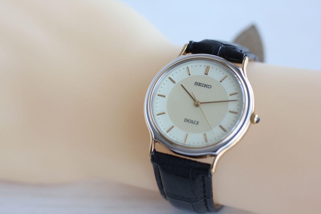 稼働品 セイコードルチェ SEIKO DOLCE 腕時計 5E61-OA20