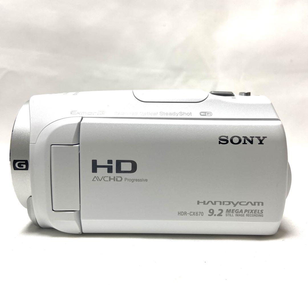 SONY HDR-CX670 ビデオカメラ　ジャンク品 SONY ハンディカム HDR-CX670 ビデオカメラ ジャンク - メルカリ
