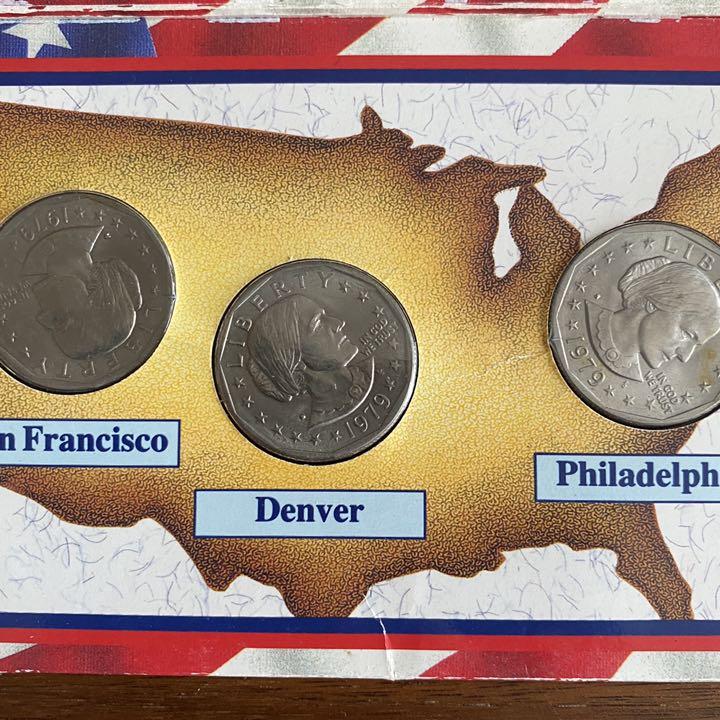1979 Susan B Anthony Dollars アメリカドル
