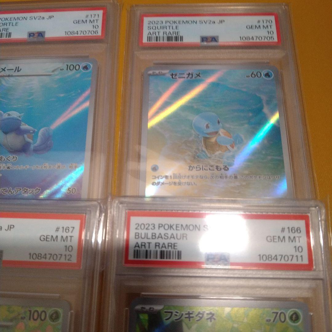 PSA10連番 カメックスexフシギバナex　sar ゼニガメカメールフシギダネ