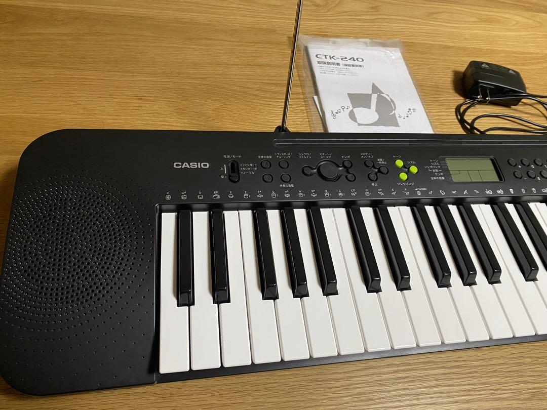 美品！ CASIO CTK-240 電子ピアノ 23年製