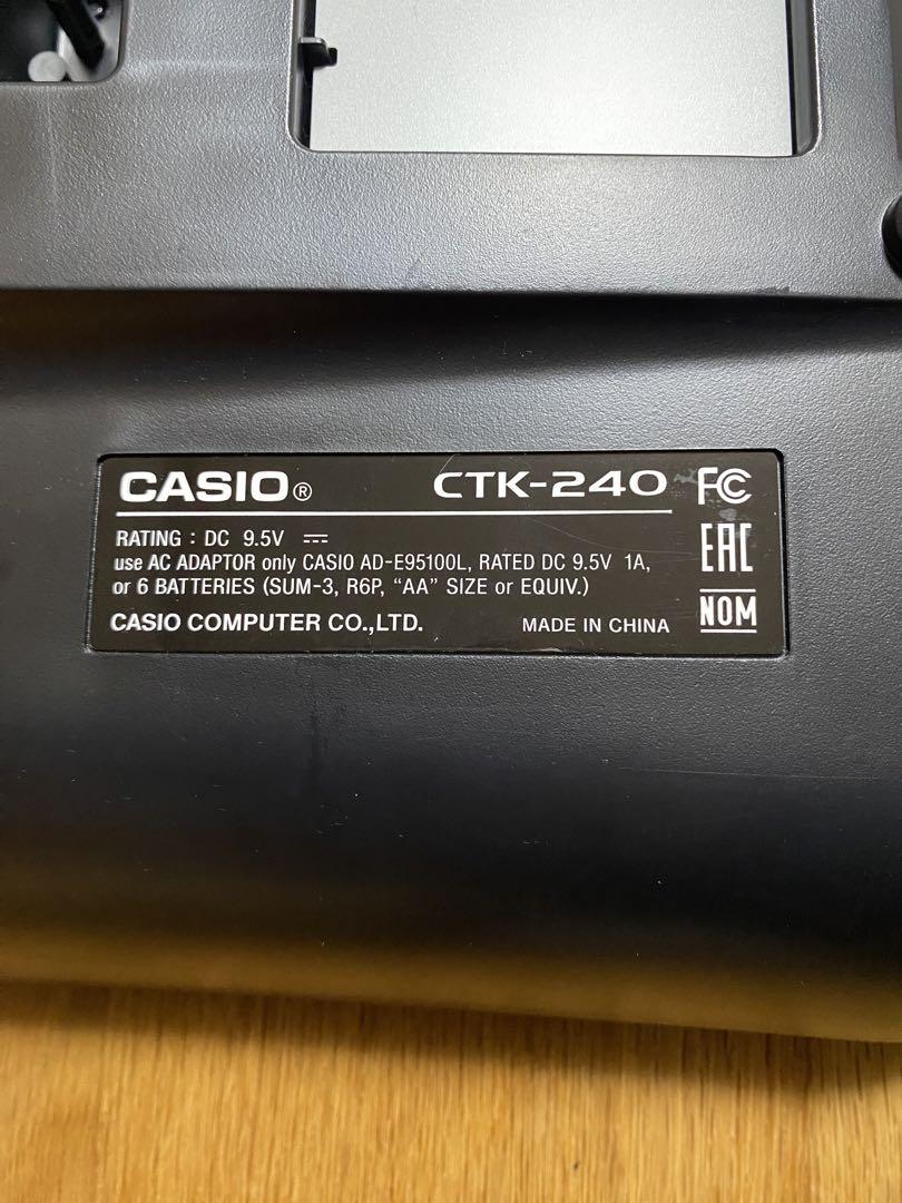 美品！ CASIO CTK-240 電子ピアノ 23年製