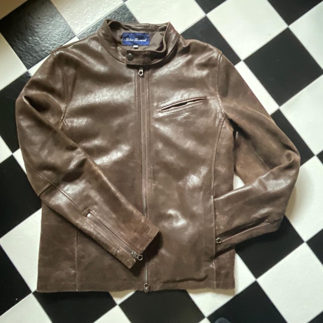 URBAN RESEARCH アーバンリサーチ ライダース シングル 山羊革