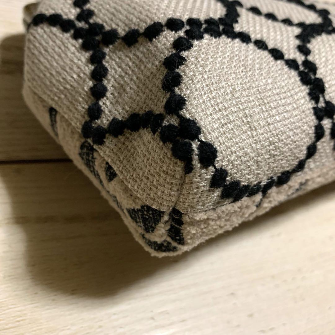 ミナペルホネン  ハンドメイド  がま口ポシェット　スマホポーチ