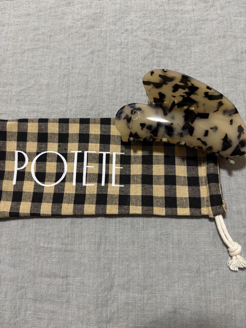 POTETE NEW big heart clip bekko