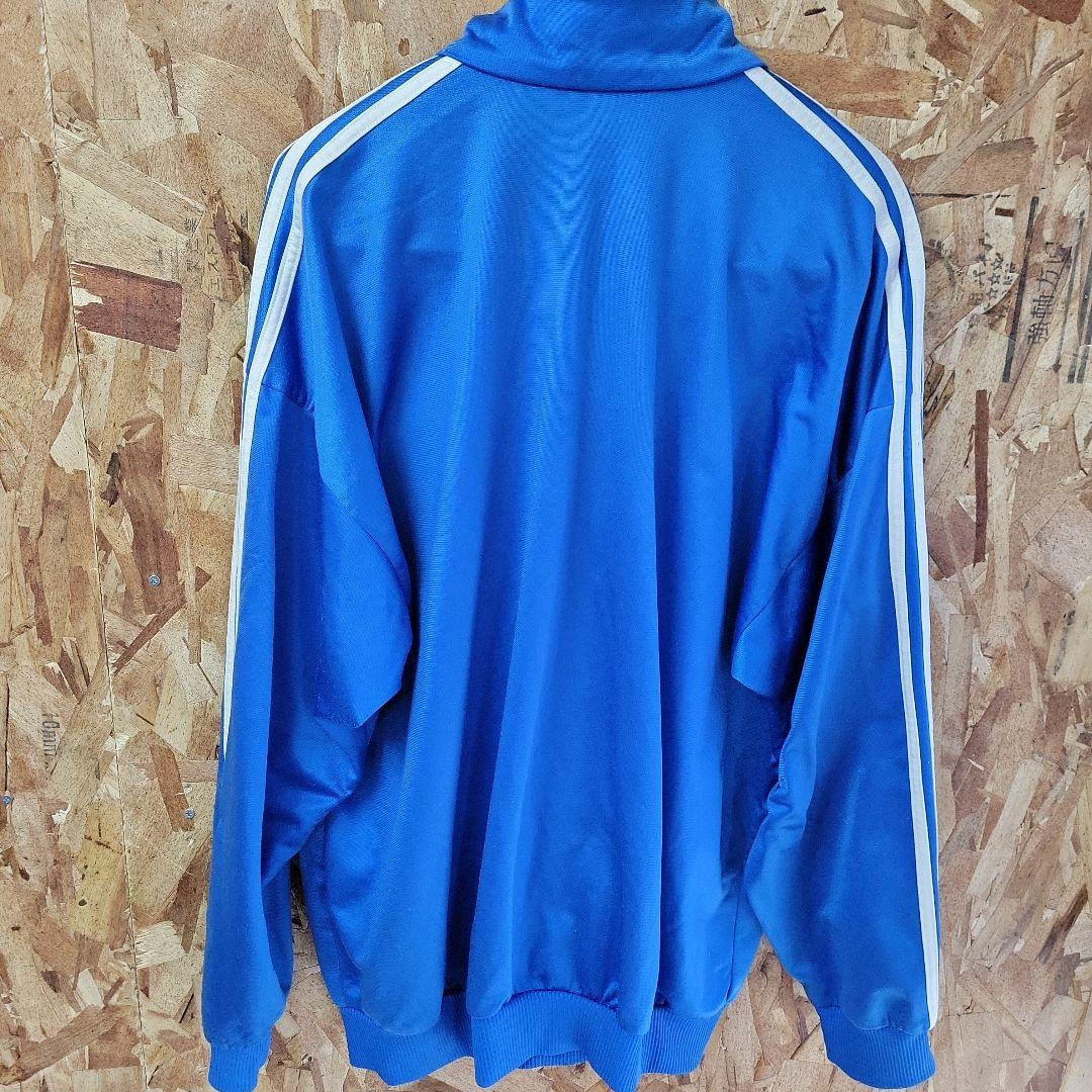超希少[80s]adidas 青 ジャージ [銀タグ][万国旗]芸能人多数着用