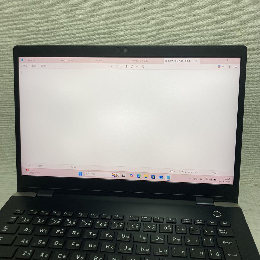 バッテリー良好　第8世代　dynabook G83 512 16 薄型
