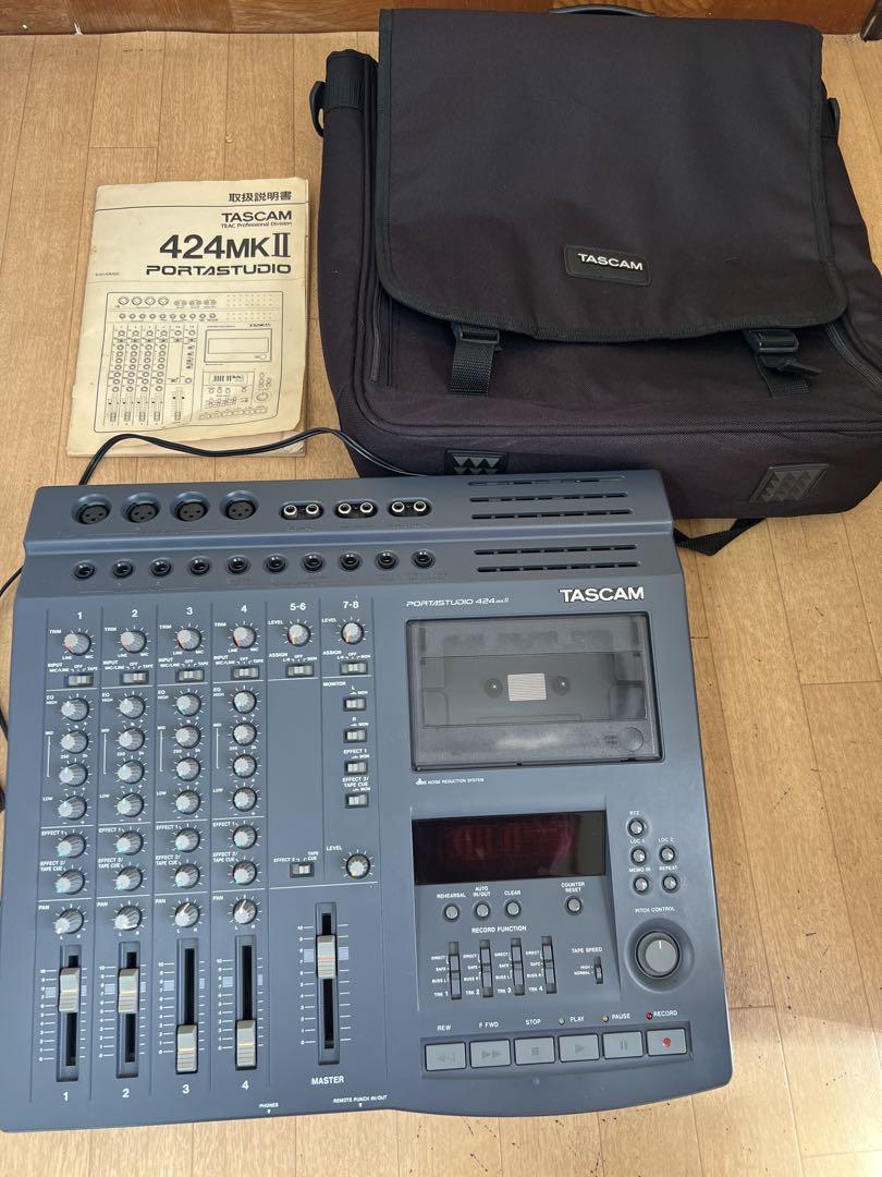 TASCAM 424MKⅡ PORTASTUDIO カセットMTR バッグ説明書