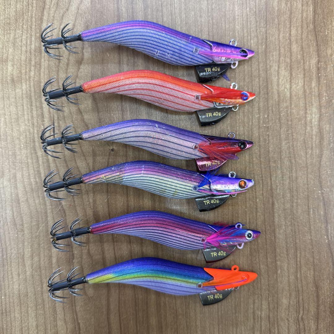 エギリーダートマックスTR-BK40g 6本セット