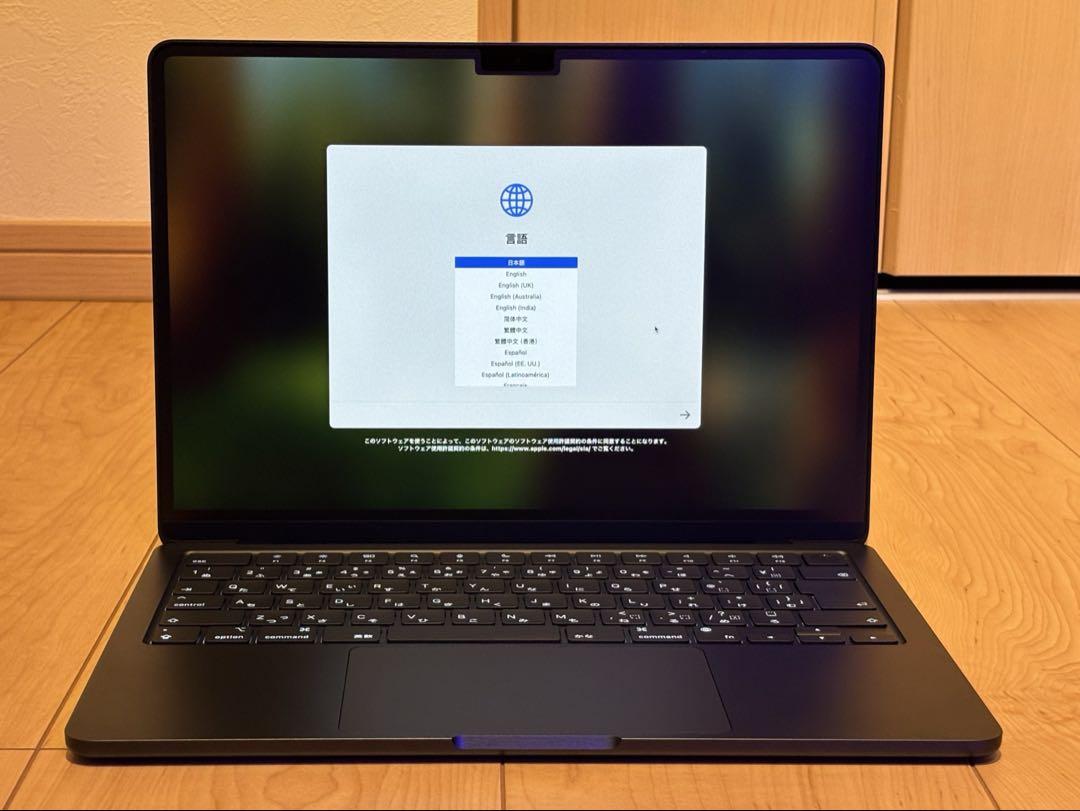 MacBook Air 13.6 M2 8GB 256GB ミッドナイト