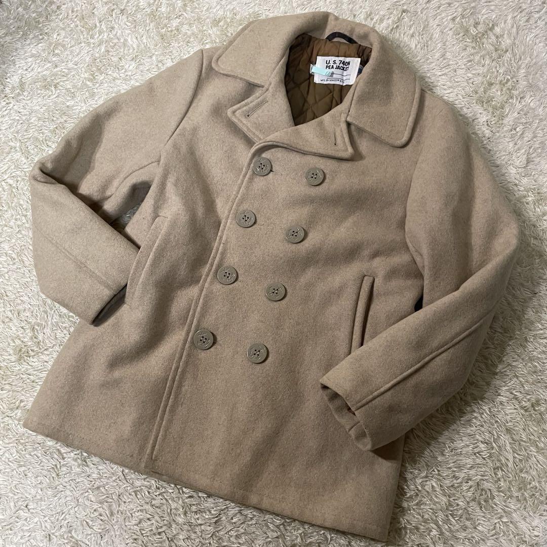 本格派！SCHOTT PEA JACKET US.740N USA製キルティング